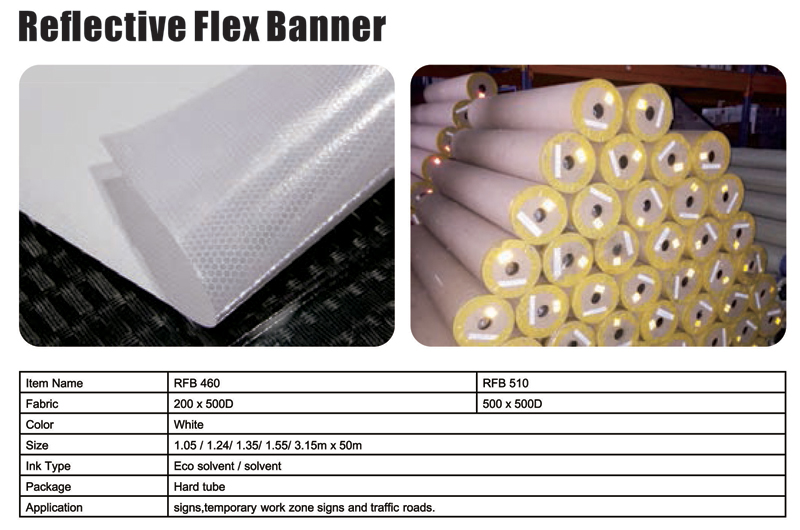 Reflective Flex Banner 460/510