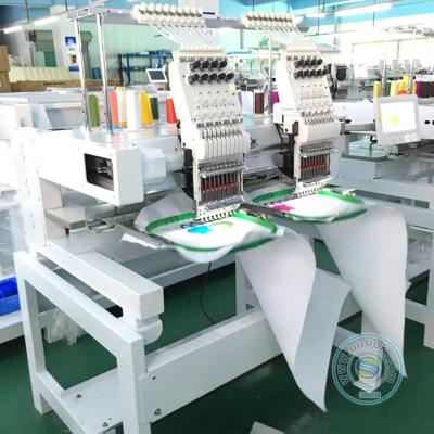 High speed 902HL 2 head 9 needles embroidery machine