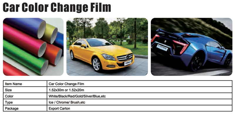 Car Color Change Film