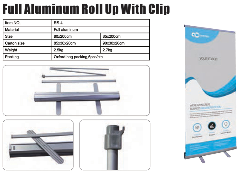 Full Aluminum Roll Up With Clip