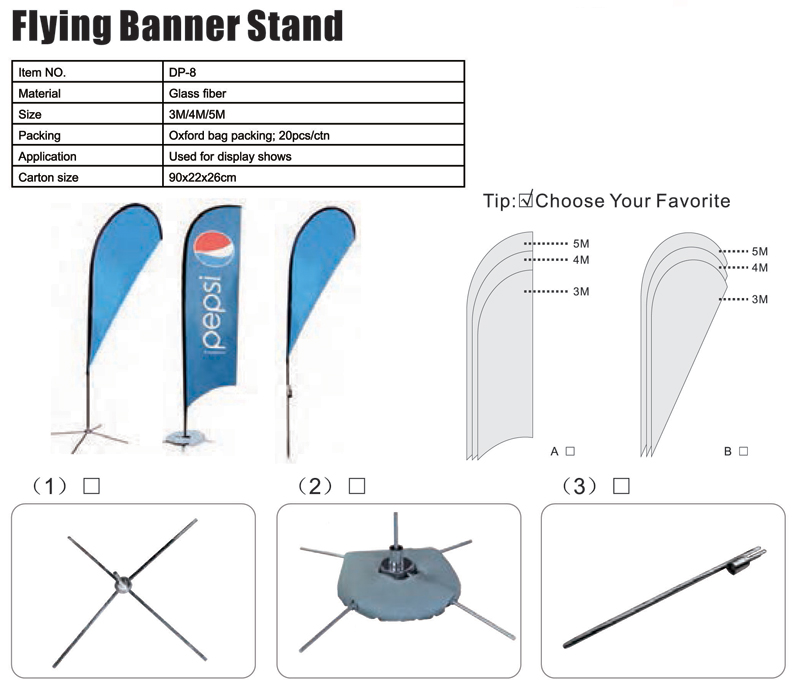 Flying Banner Stand