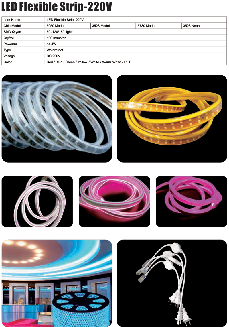 LED Flexible Strip-220v