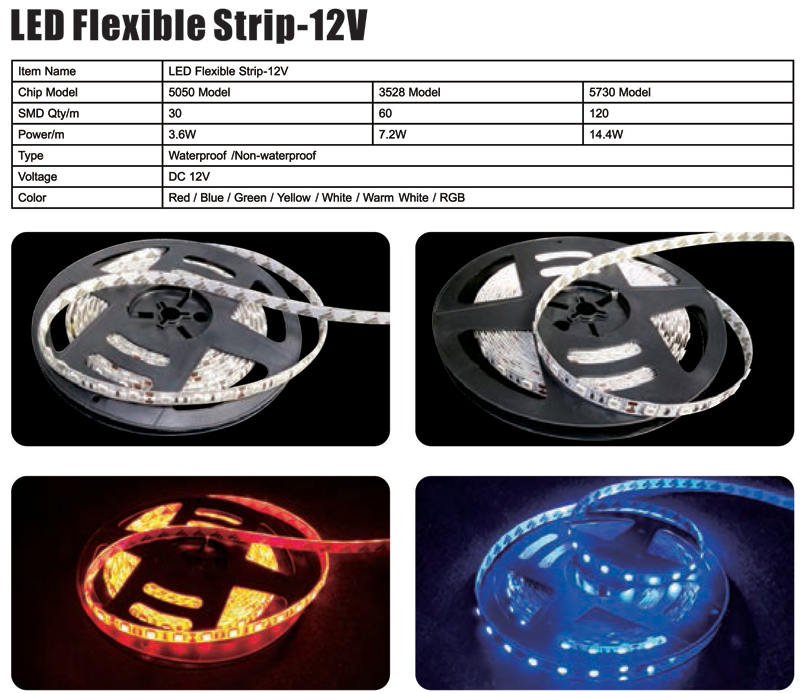 LED Flexible Strip-12V